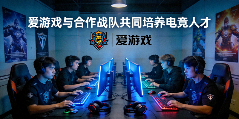 电竞战队选手训练场景 - 爱游戏与合作战队共同培养电竞人才