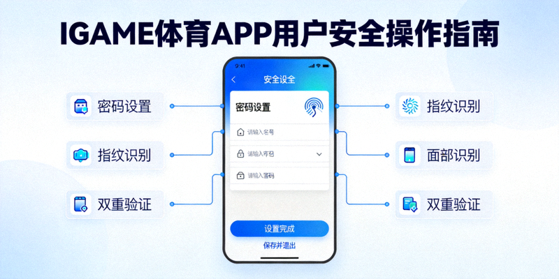 IGAME体育APP用户安全操作指南示意图 - 展示手机安全设置界面
