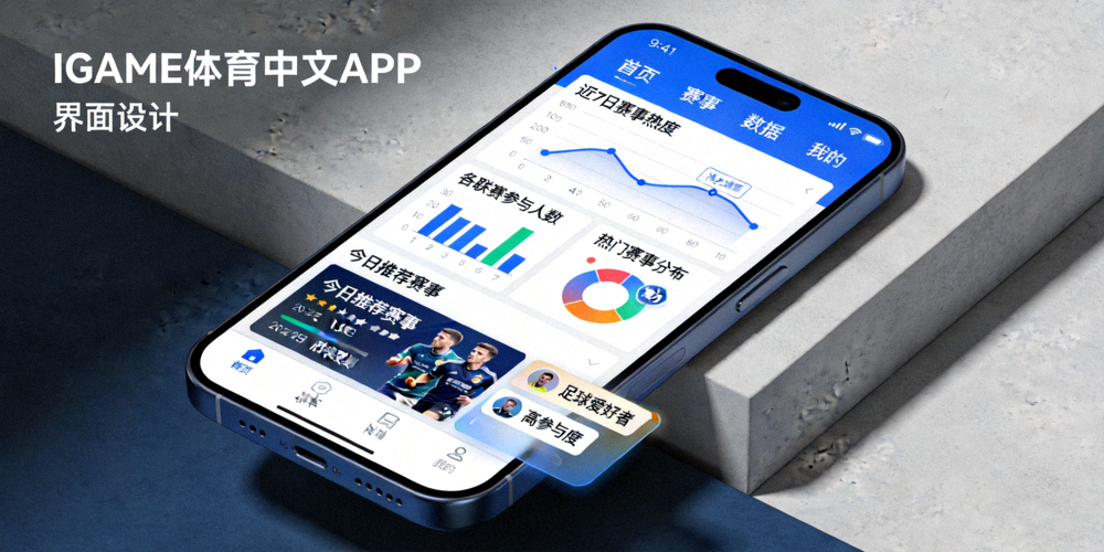 IGAME体育中文APP界面展示 - 多维度数据可视化与智能推荐功能界面截图