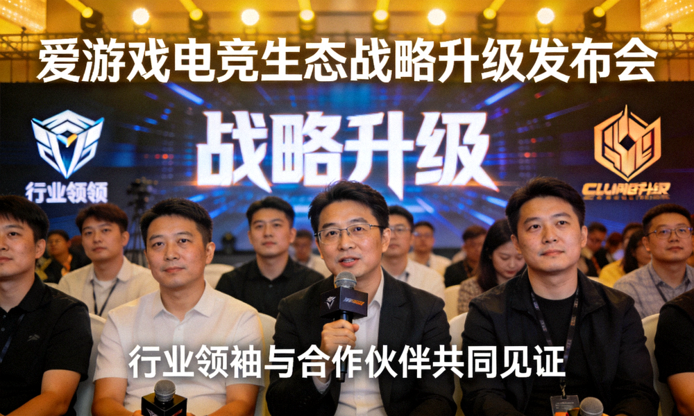 爱游戏电竞生态战略升级发布会现场盛况 - 行业领袖与合作伙伴共同见证