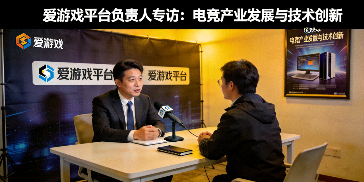 专访爱游戏平台负责人现场照片 - 探讨电竞产业发展与技术创新