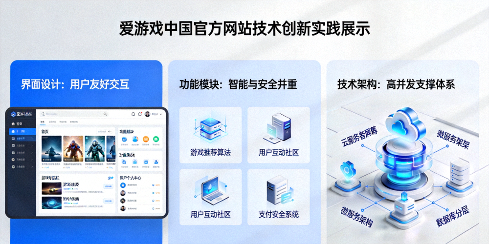 爱游戏中国官方网站技术创新实践展示 - 包括界面设计、功能模块与技术架构