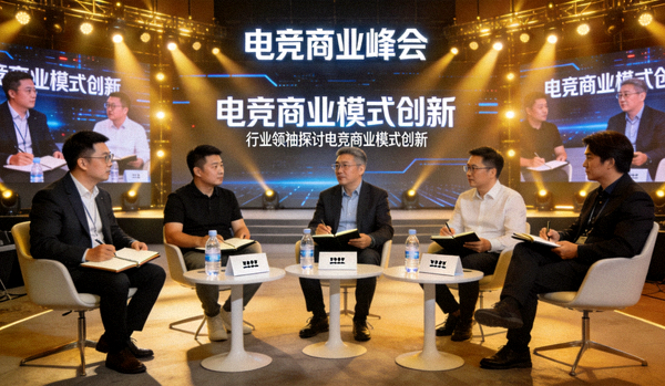 电竞商业峰会现场 - 行业领袖探讨电竞商业模式创新