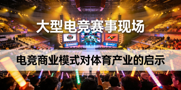 大型电竞赛事现场座无虚席 - 探讨电竞商业模式对体育产业的启示