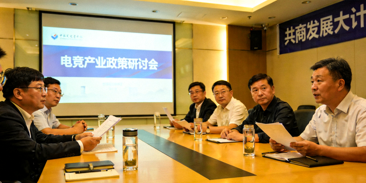电竞产业政策研讨会现场 - 专家学者与行业代表共商发展大计