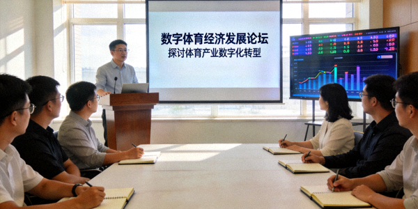 数字体育经济发展论坛现场照片 - 探讨体育产业数字化转型