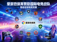 爱游戏体育宣布与多支国际电竞战队达成赞助合作，推动全球电竞发展。
