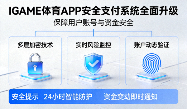 IGAME体育APP安全支付系统全面升级 - 保障用户账号与资金安全