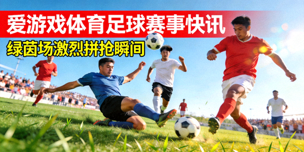 爱游戏体育足球赛事快讯报道配图 - 绿茵场上的激烈拼抢