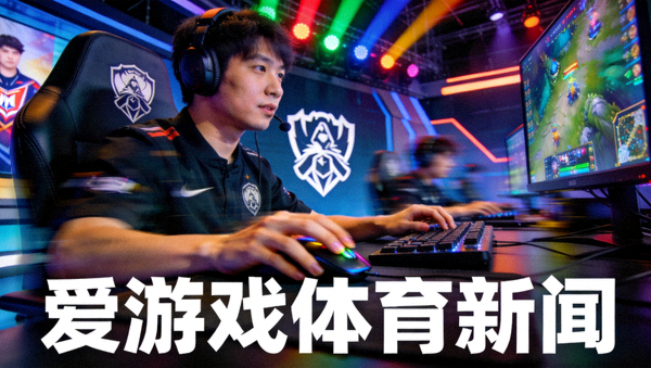 电竞战队选手在比赛舞台上专注操作 - 爱游戏体育新闻