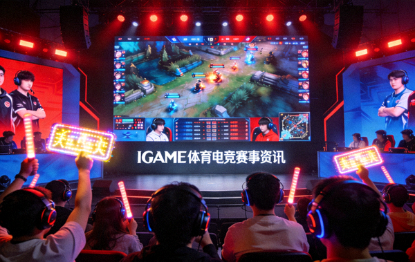 电子竞技比赛现场大屏幕与观众席 - IGAME体育电竞赛事资讯