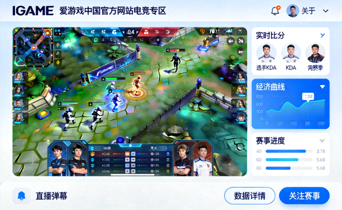 IGAME体育中文app电竞赛事直播与数据界面展示 - 爱游戏中国官方网站电竞专区