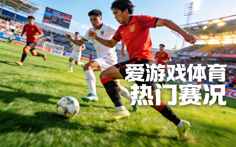 足球比赛绿茵场上球员激烈拼抢瞬间 - 爱游戏体育热门赛况