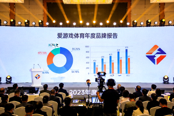 爱游戏体育年度品牌报告发布现场画面